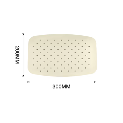 Ciel de pluie rectangulaire or brossé