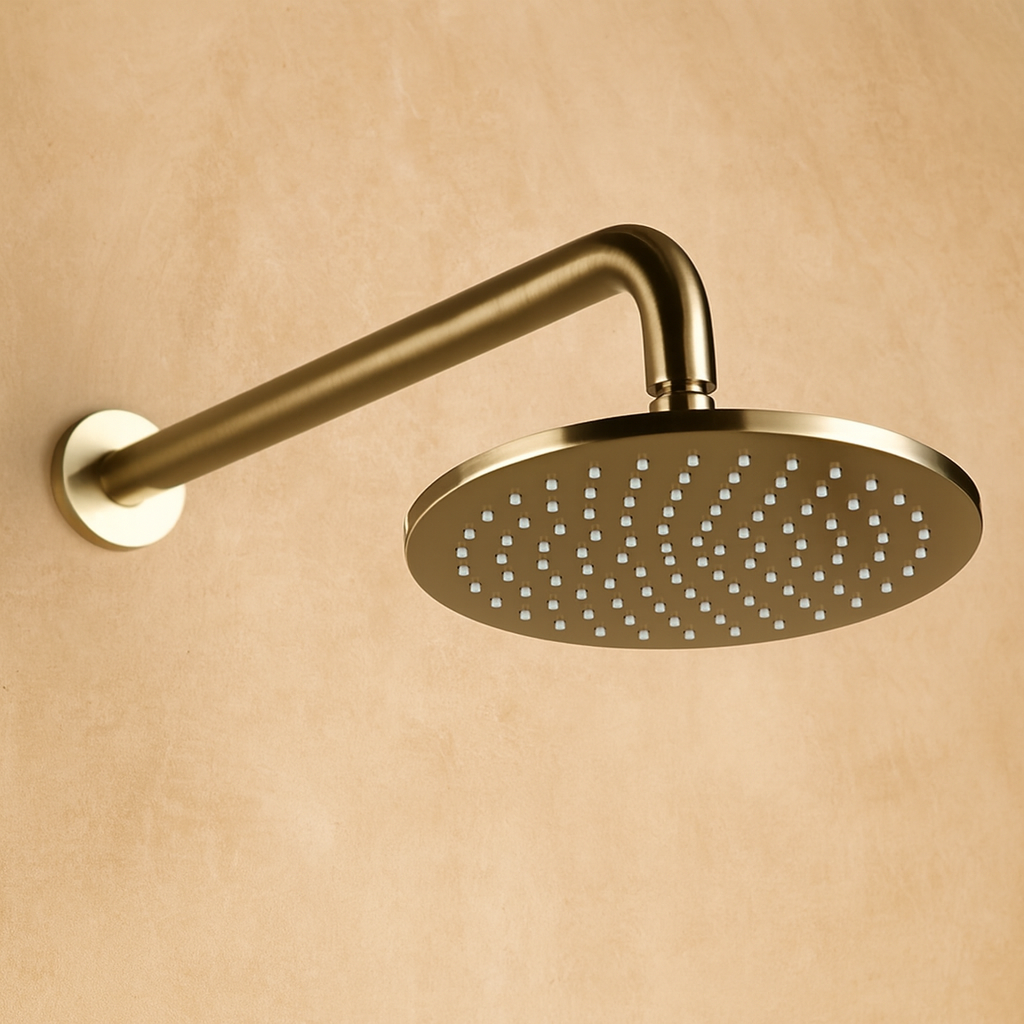 Colonne De Douche Encastrée Dorée