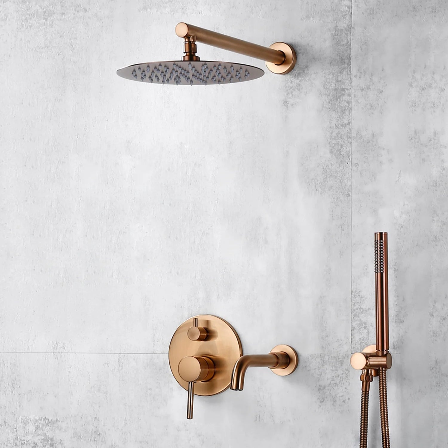 Ensemble de bain or rose brossé