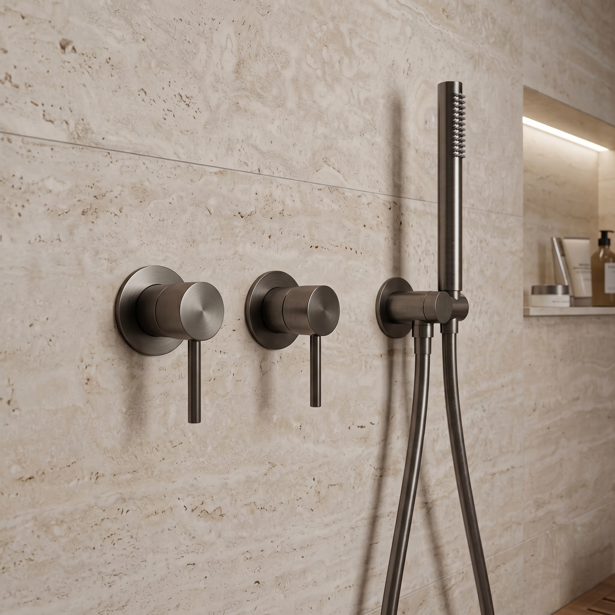 Colonne de Douche Mural GunMetal