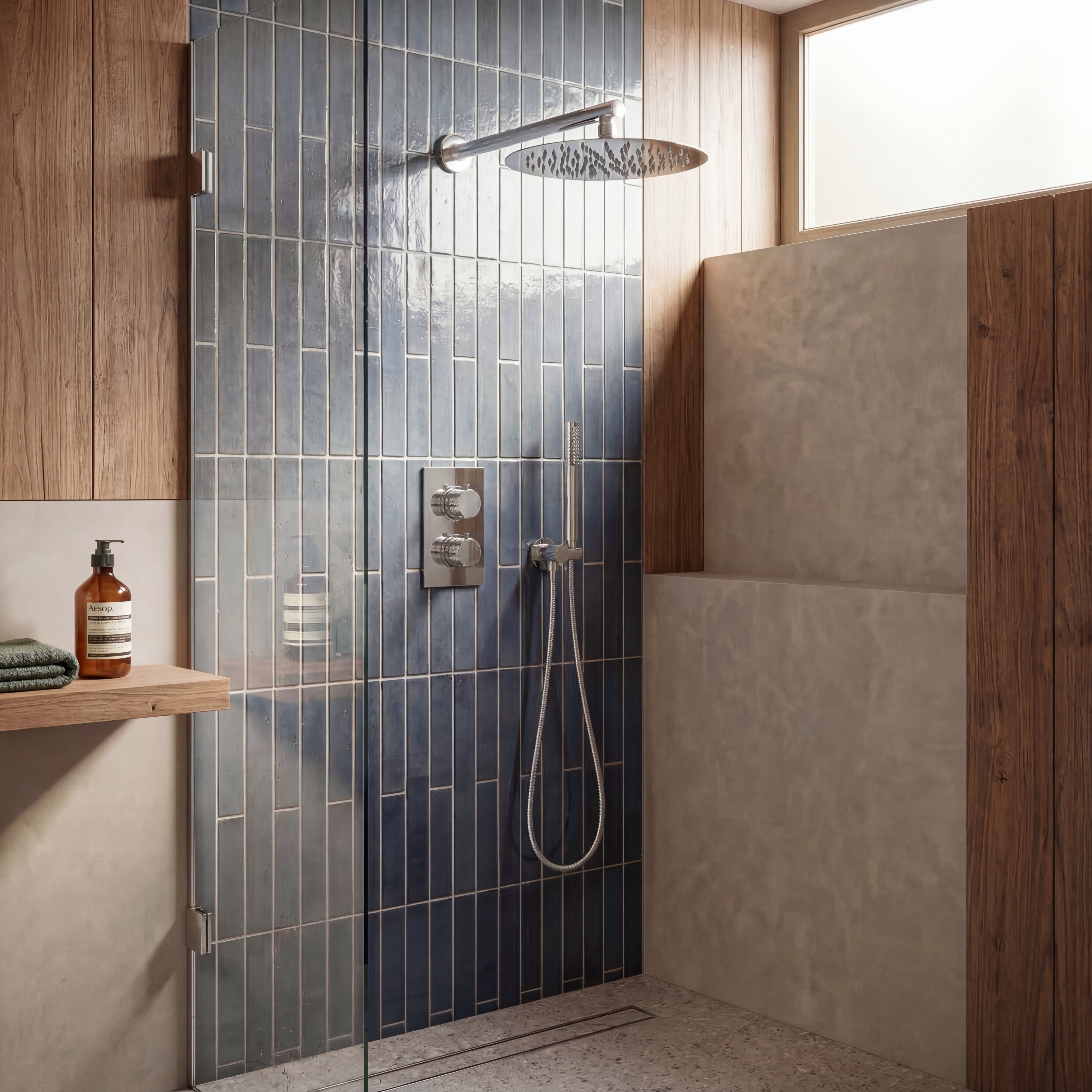 Chrom eingebaute Duschsäule