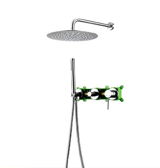 Chrom eingebaute Duschsäule