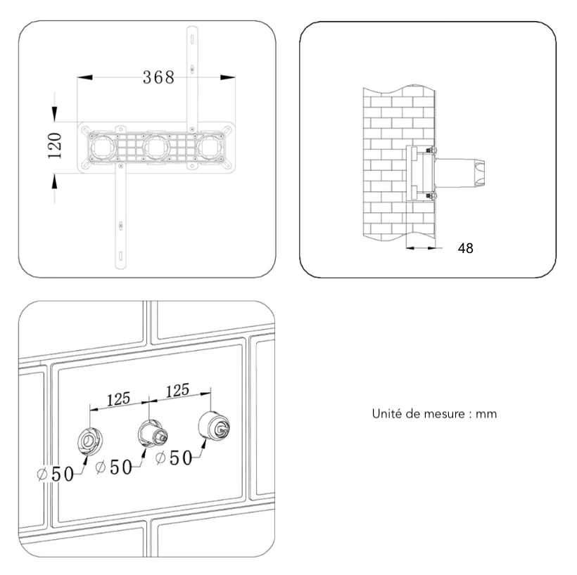 Colonne De Douche Dorée