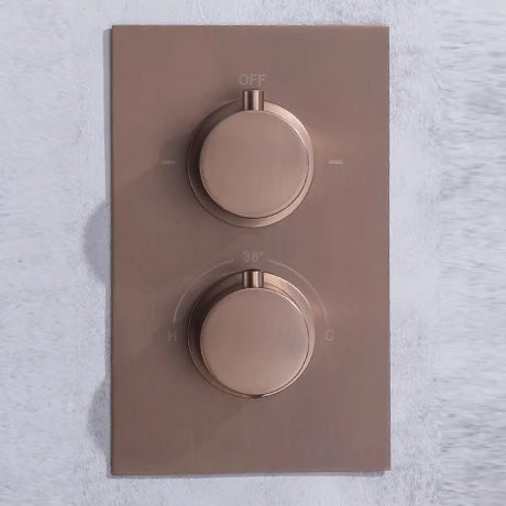 Colonne de douche avec mitigeur thermostatique