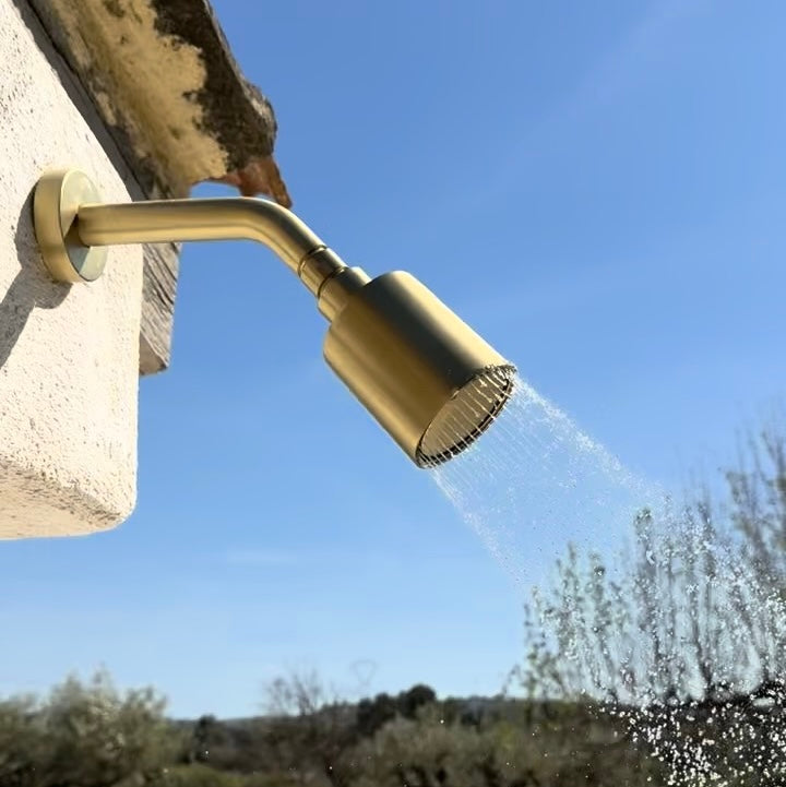 Goldene Einbau-Duschsäule