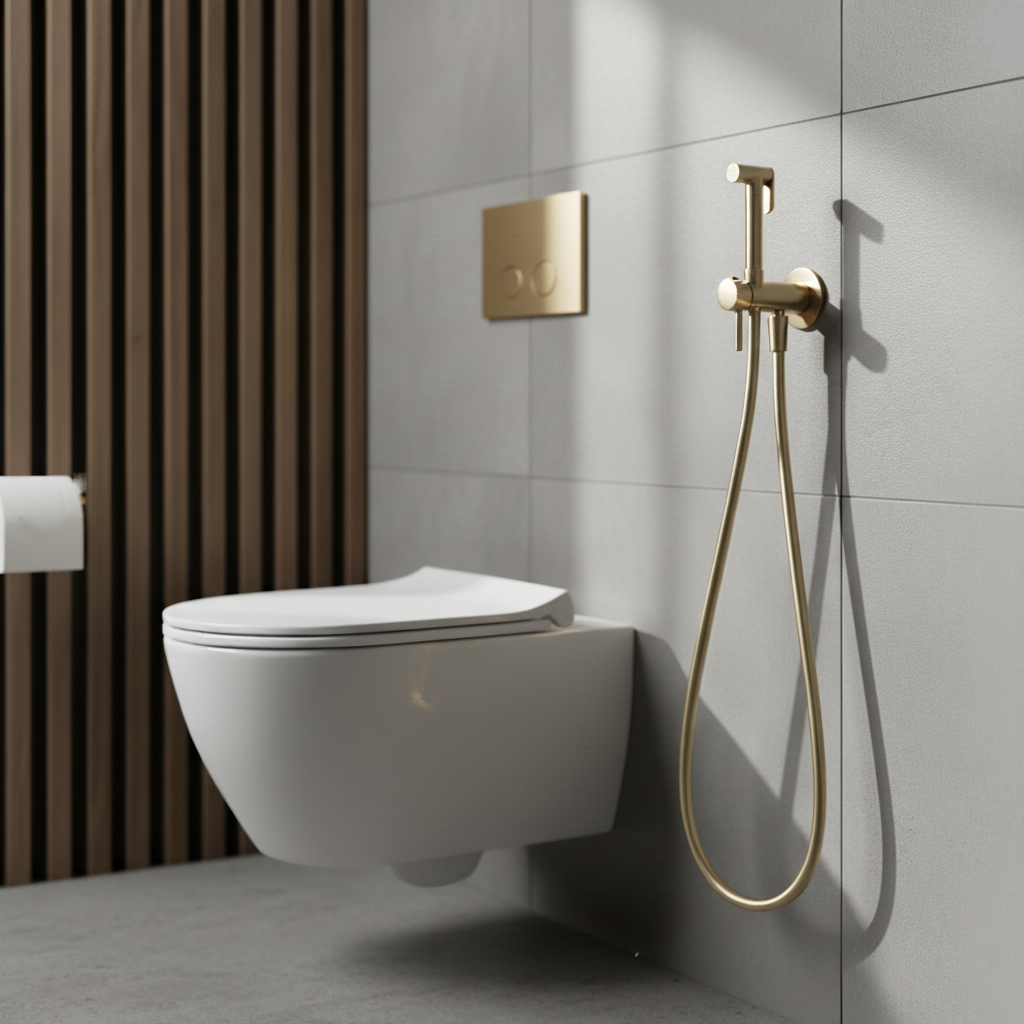 Douchette Hygienique doré