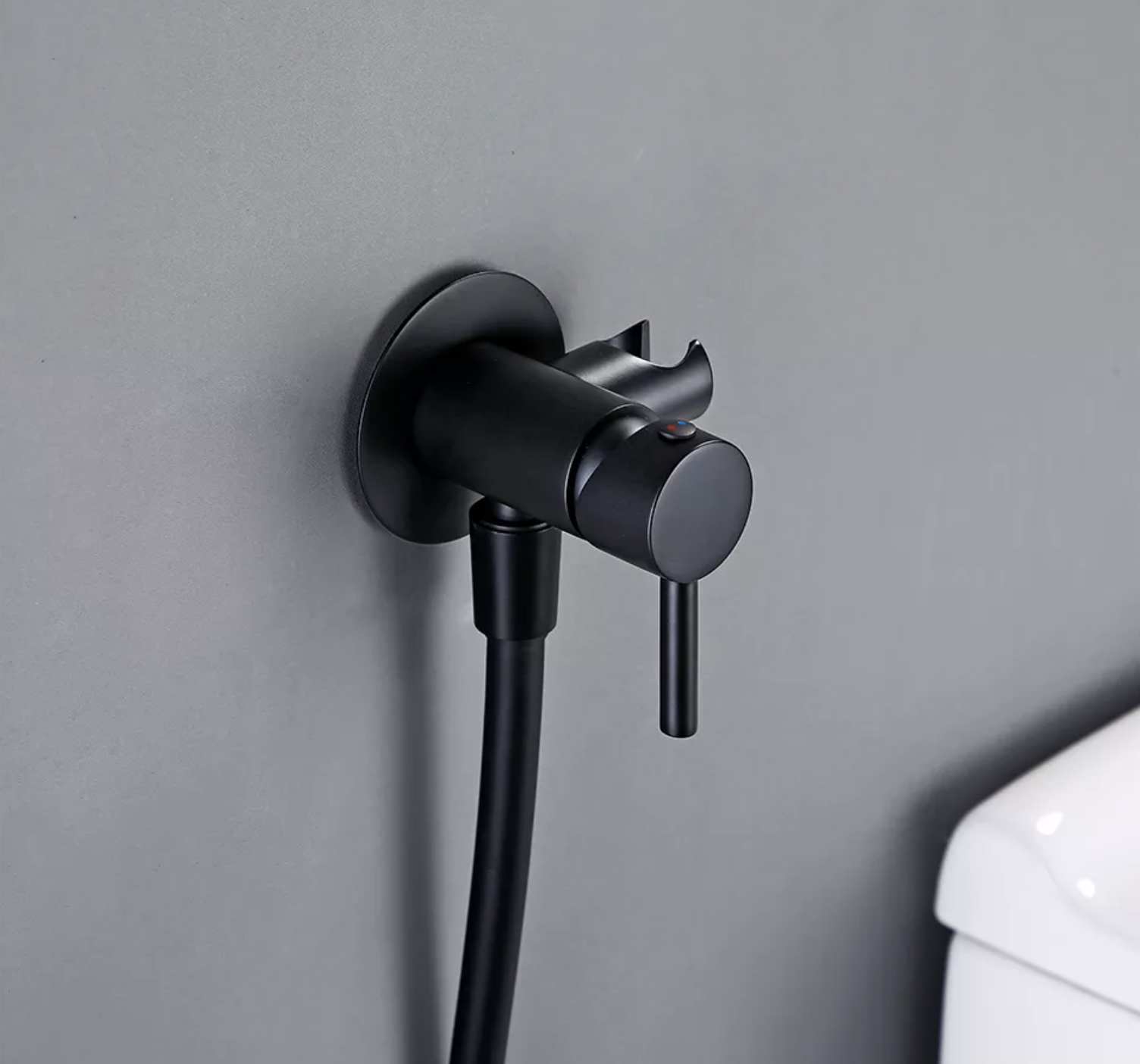 Douchette à main noir mat