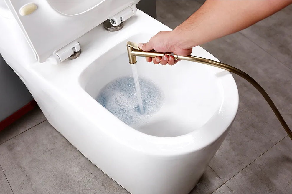 Douchette WC or brossé