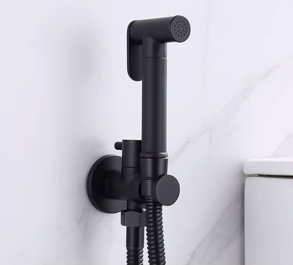 Douchette à main noir mate