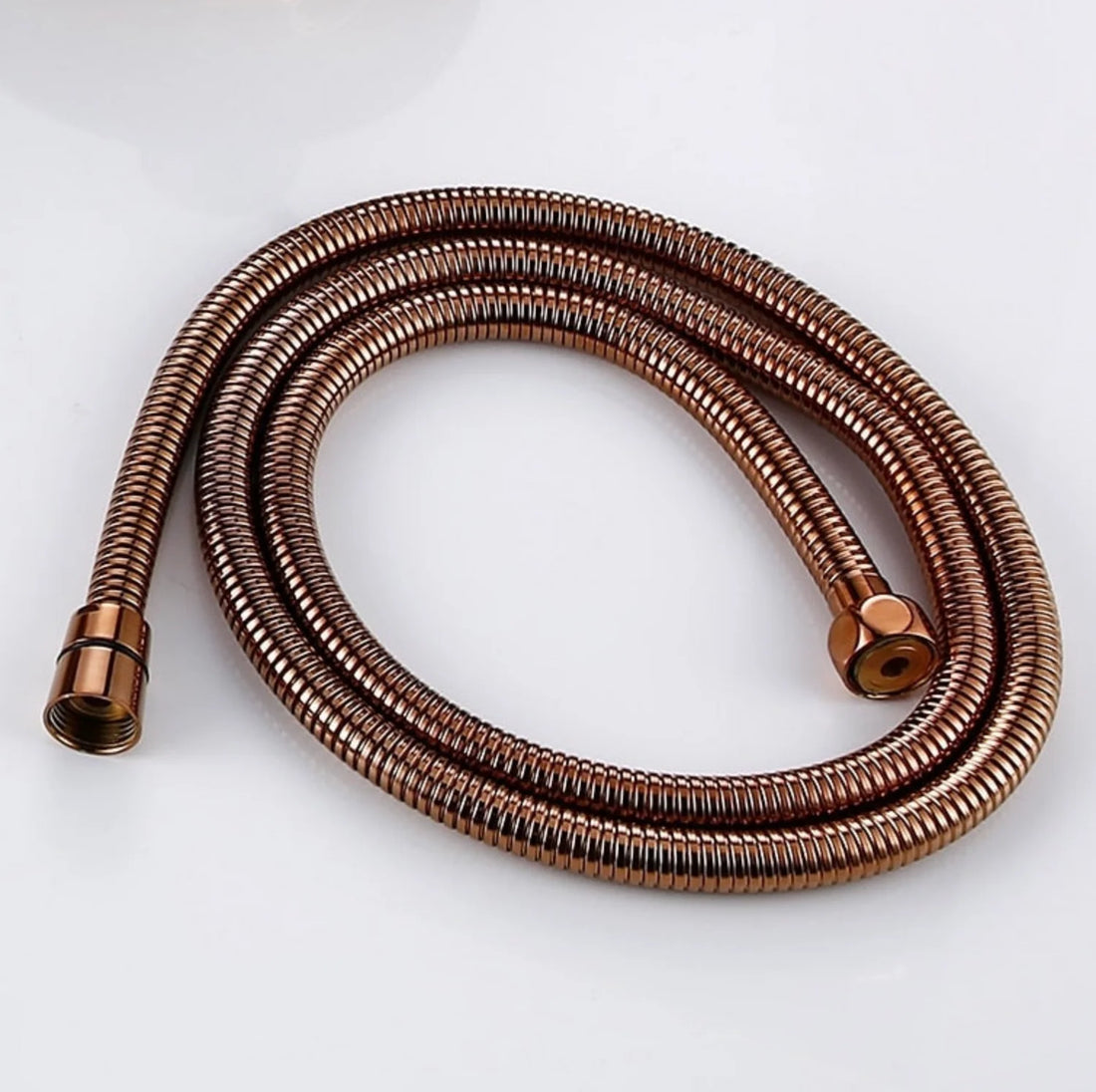 Flexible acier annelé or rose brossé
