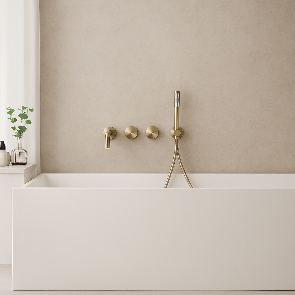 Kit Baignoire Encastré Doré