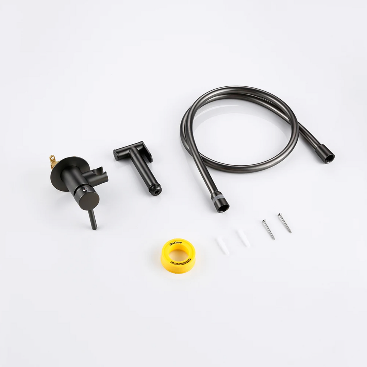 Douchette à main gris brossé