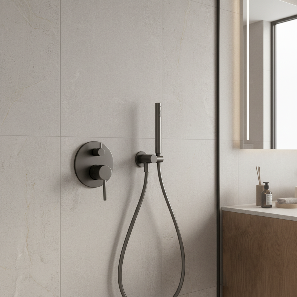 Mitigeur De Douche Encastré Gunmetal