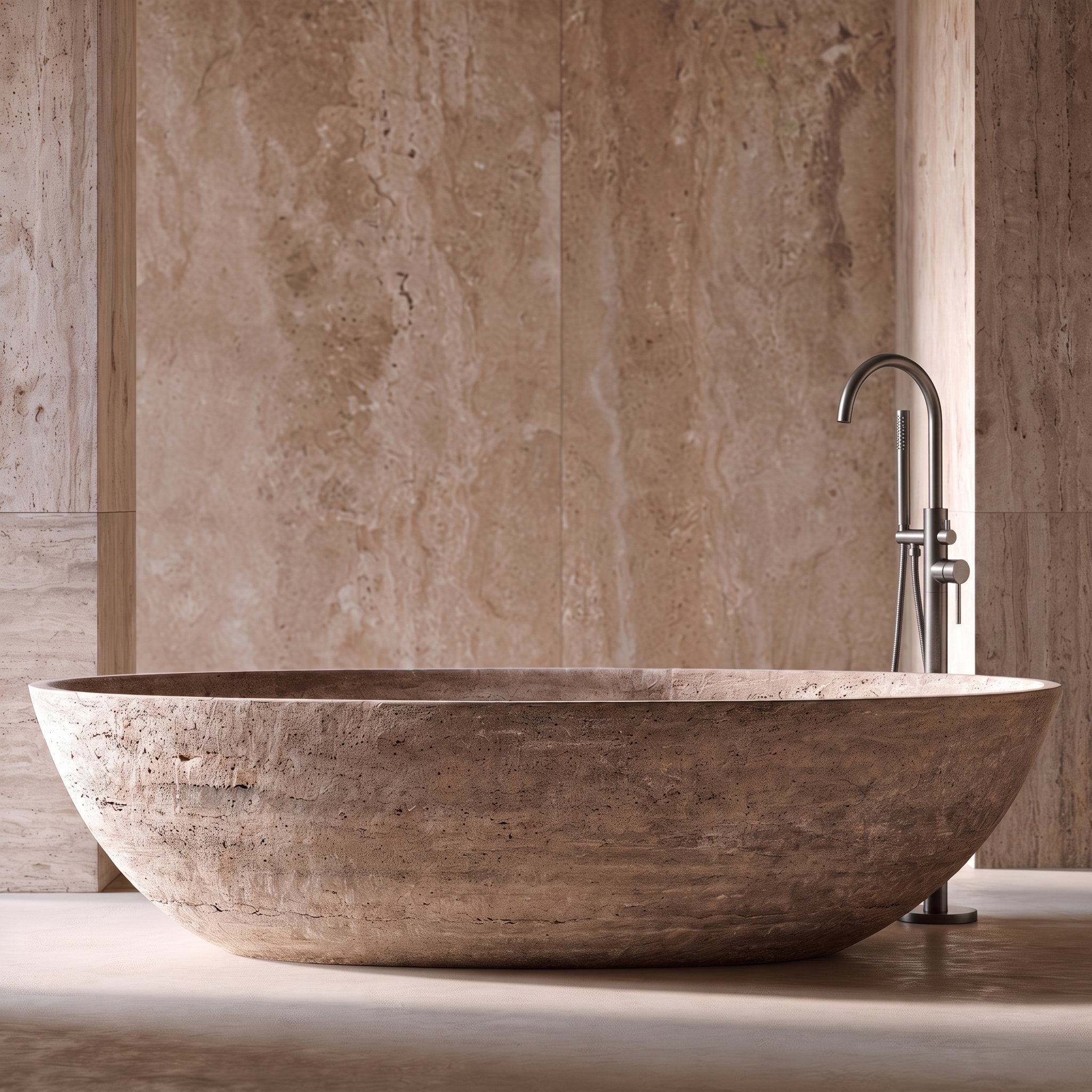 Mitigeur baignoire îlot Gun Metal
