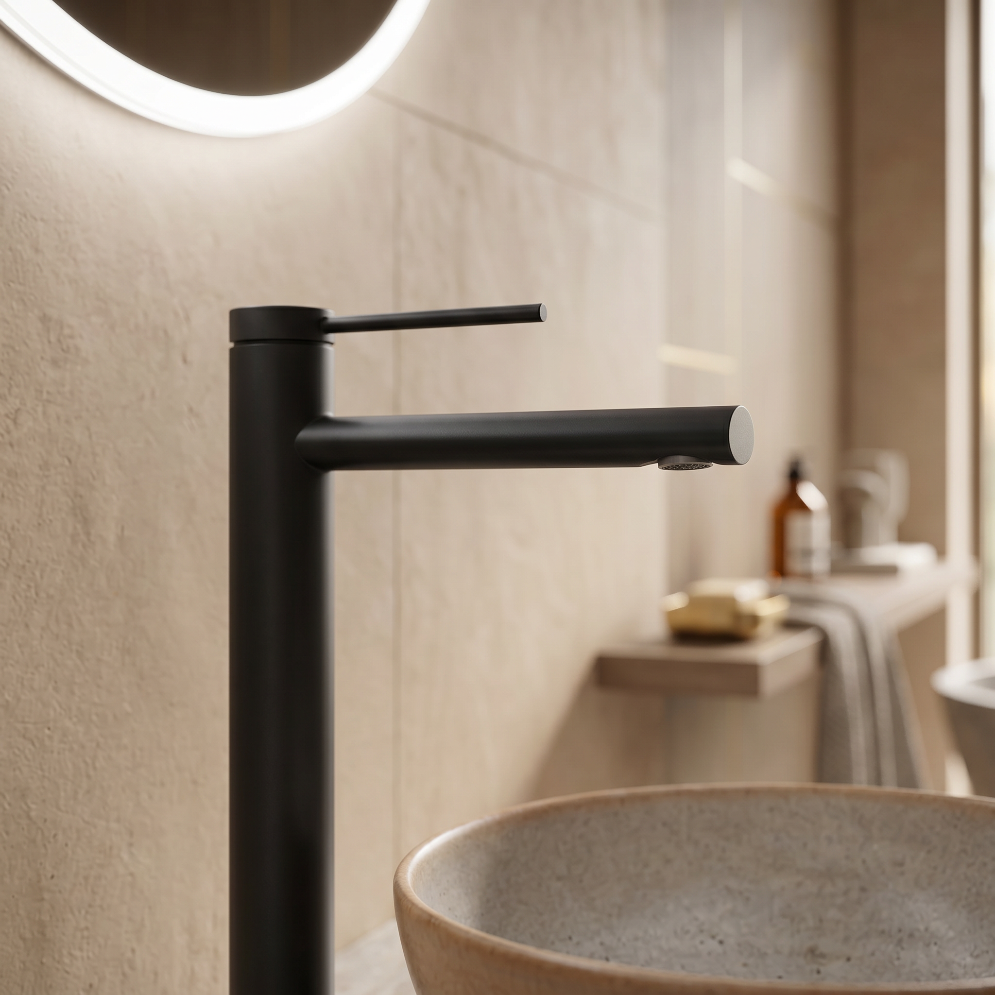 Mitigeur Noir XL Vasque