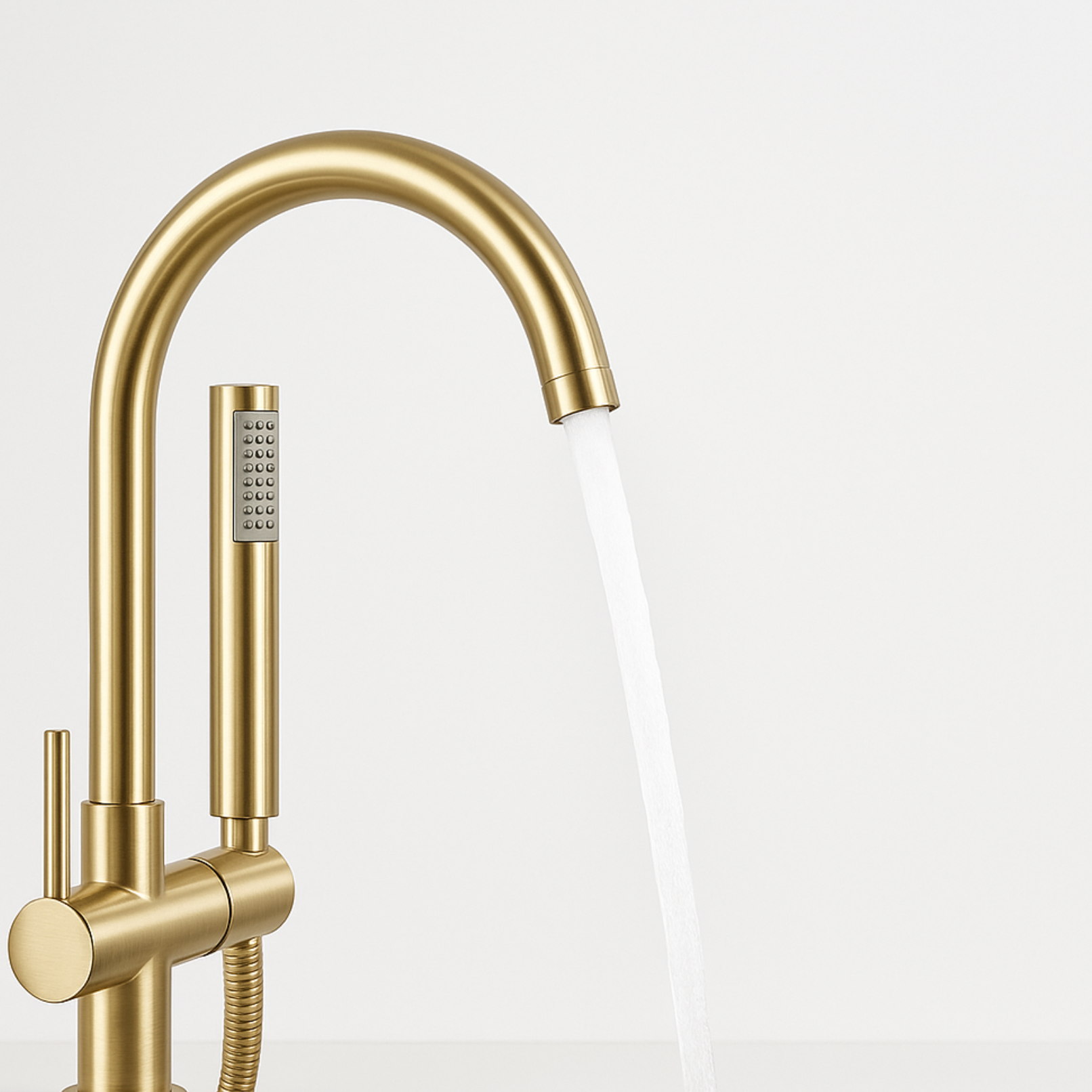 Robinet de Baignoire Doré