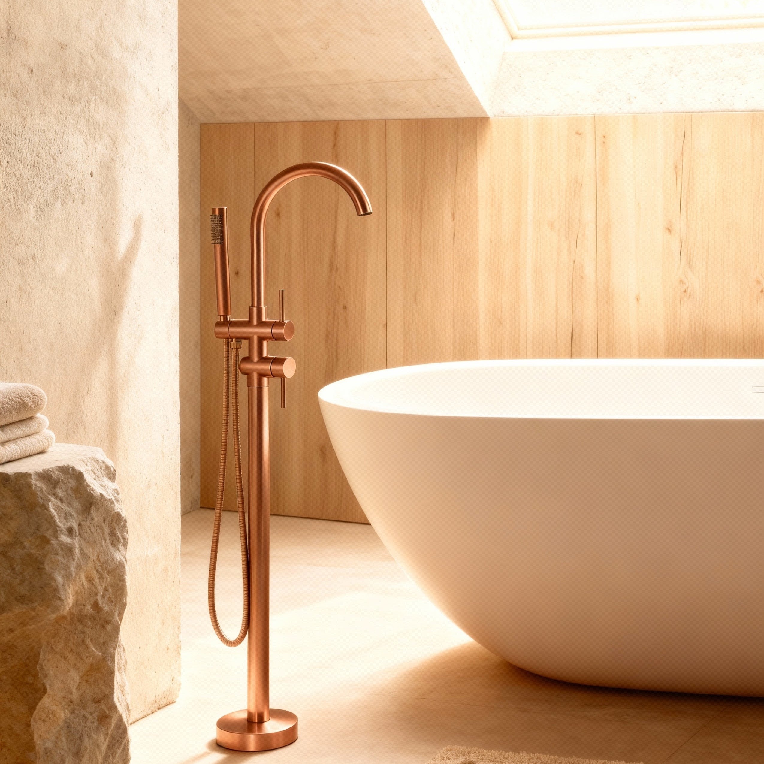 Robinet sur Pied Cuivre