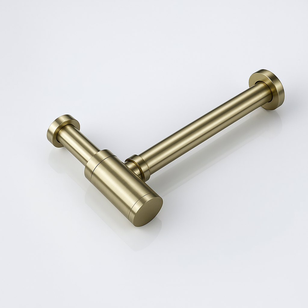 Siphon de Vidange Doré