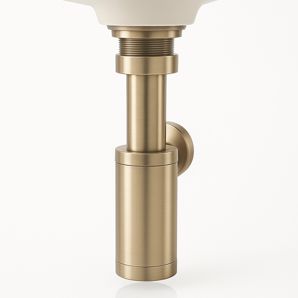 Siphon de Vidange or brossé