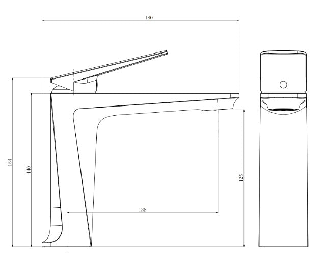 mitigeur doré pour vasque en marbre ou céramique