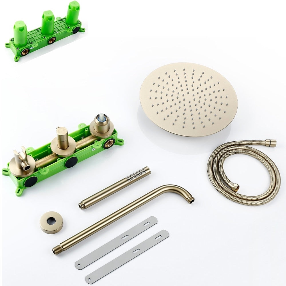 Ensemble De Douche Doré