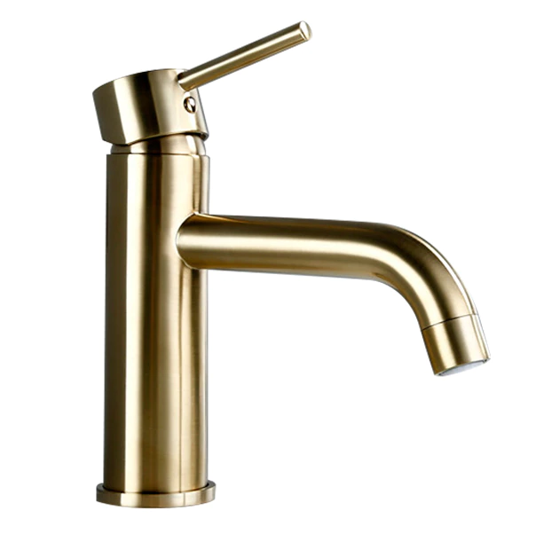 Mitigeur de bain or brossé