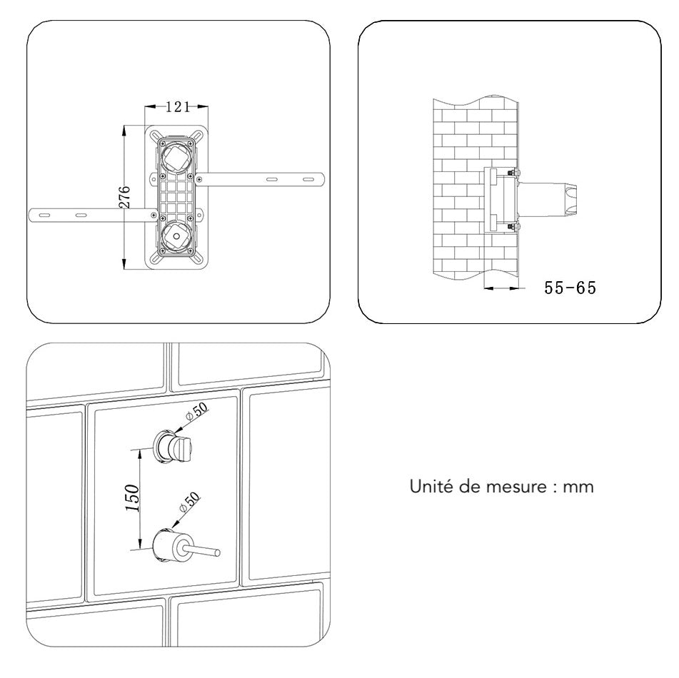 Robinetterie De Bain Dorée