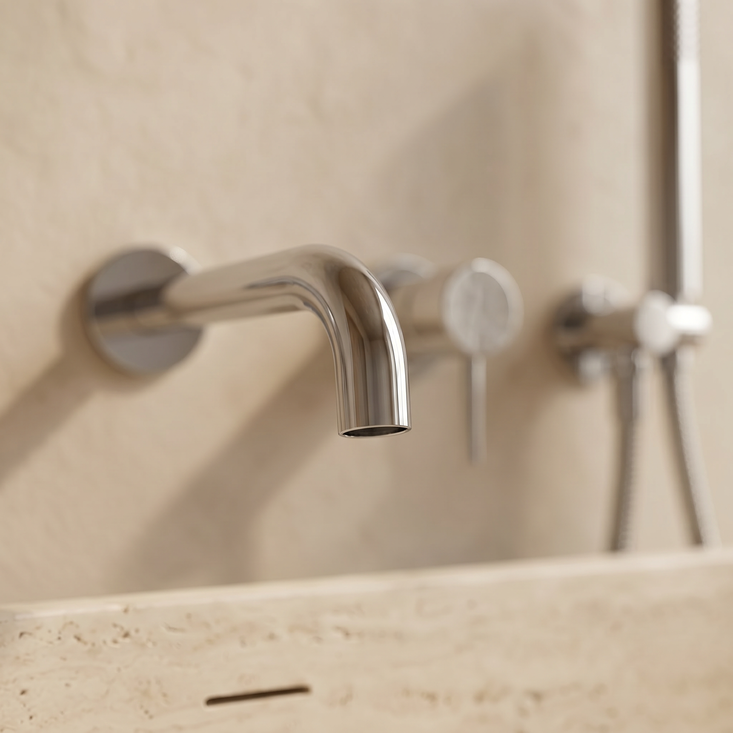 Mitigeur Bain Douche Chrome