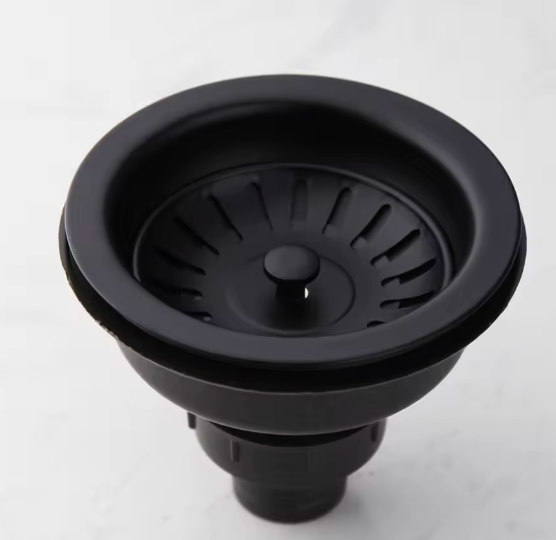 Bonde de vidange panier noir mate