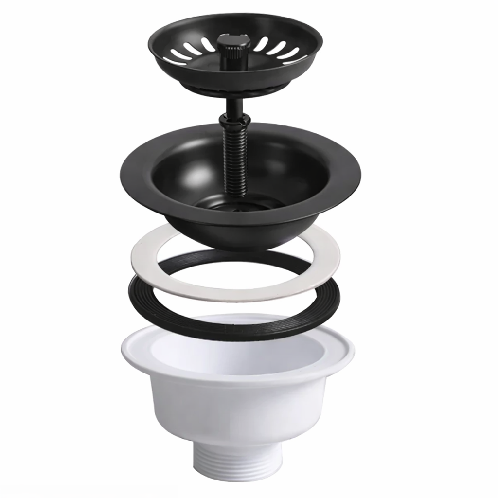 Korb-Ablassschraube aus gebürstetem Gold