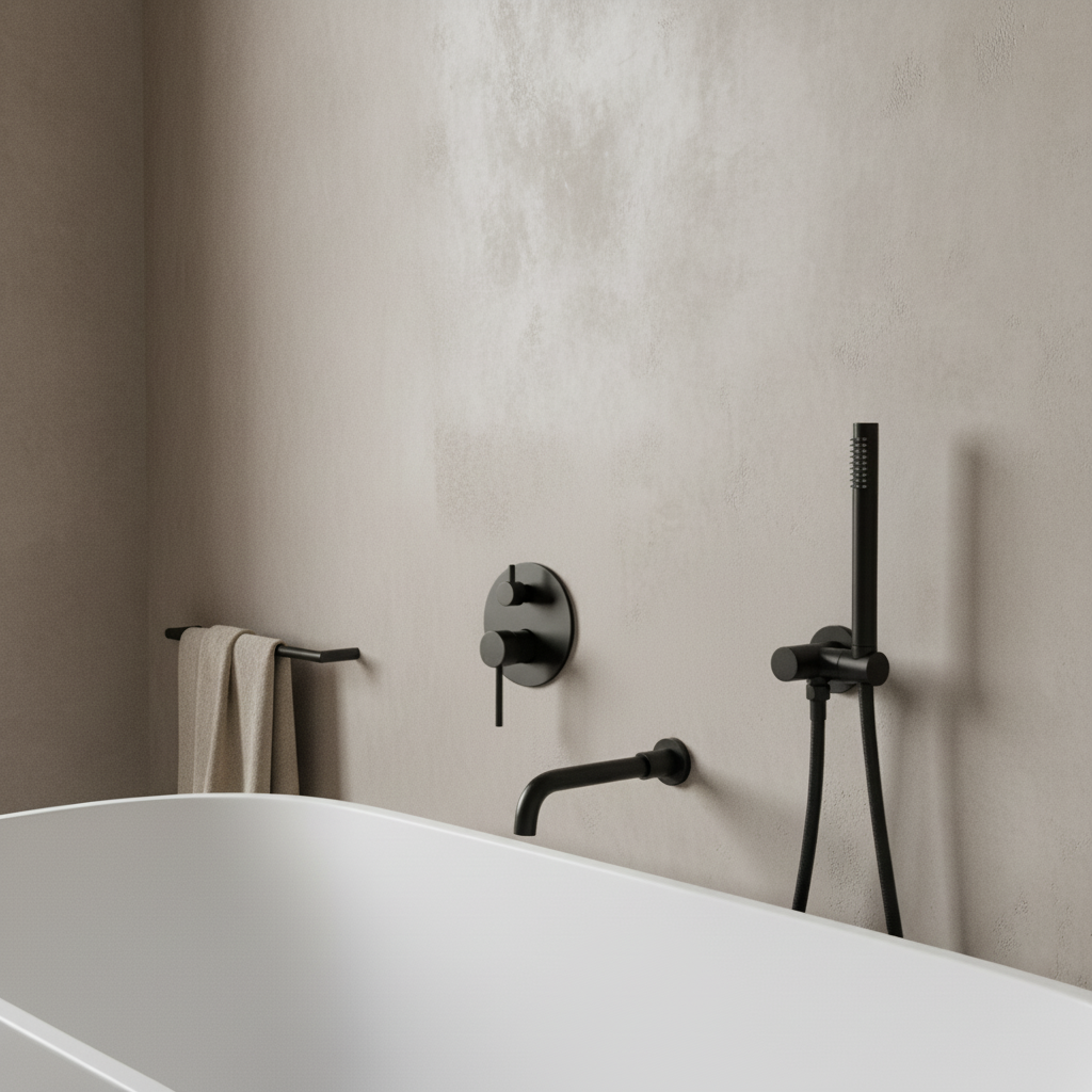 Mitigeur de Baignoire Noir