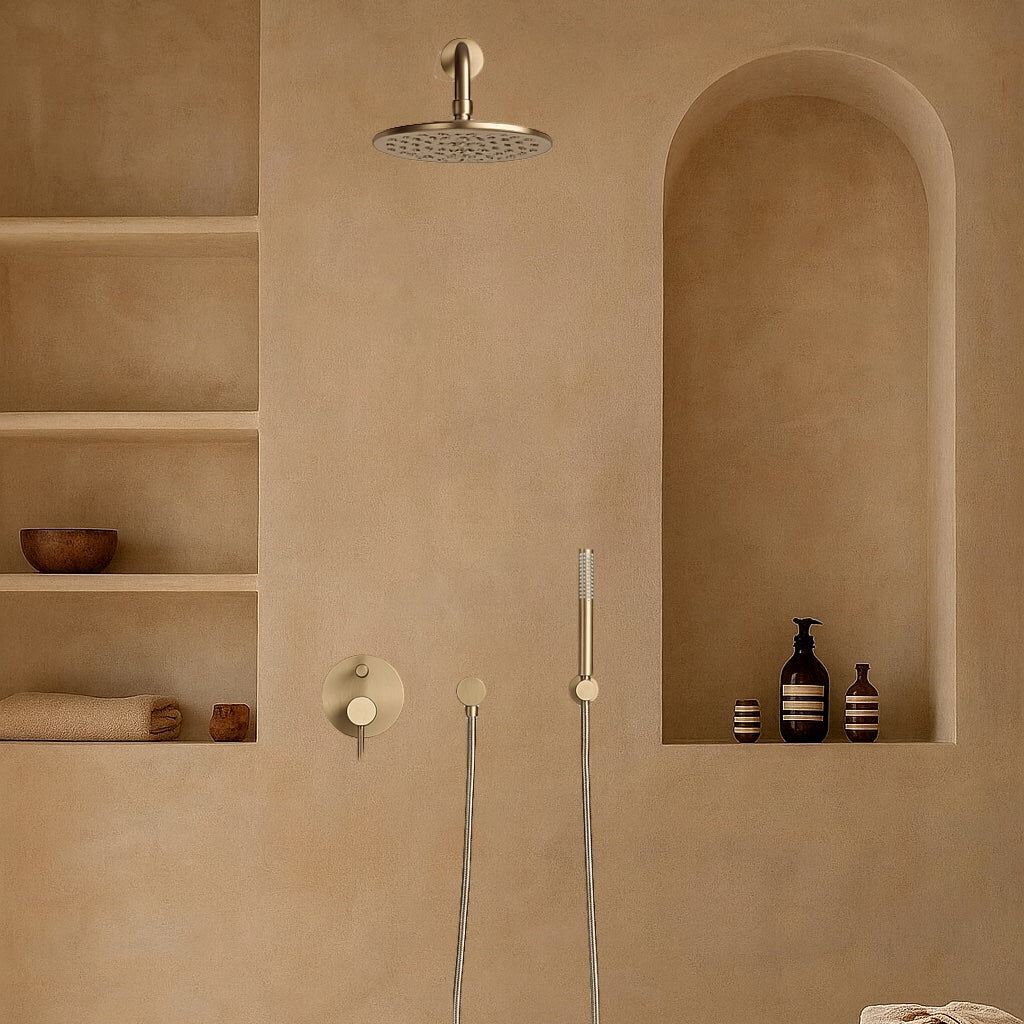 Colonne De Douche Design Dorée