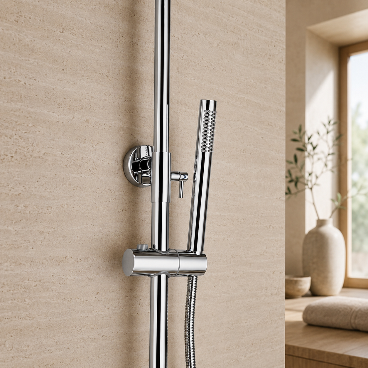 Colonne De Douche Thermostatique Chrome