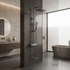 Colonne de Douche et Baignoire GunMetal