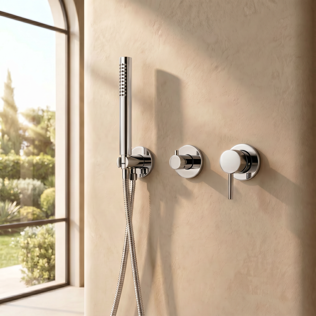 Colonne Douche Encastrable Chrome