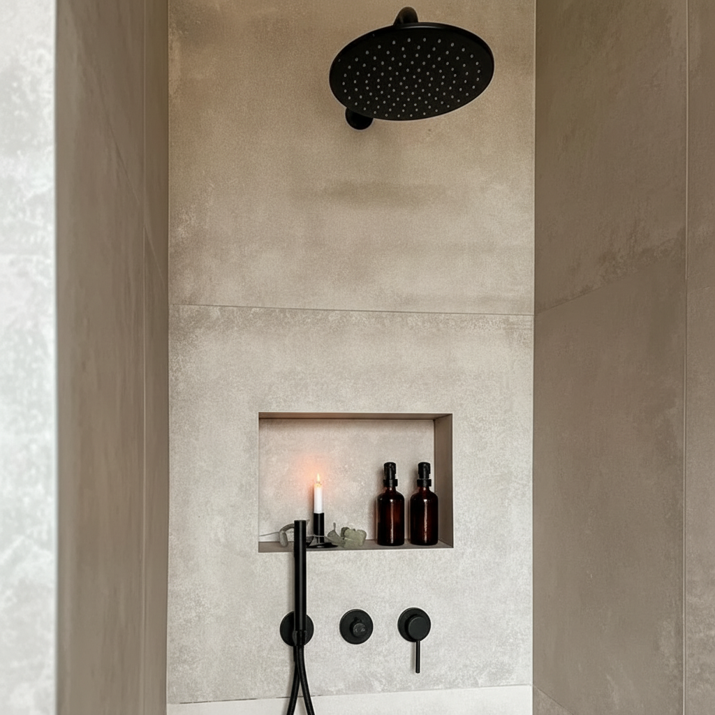 Colonne De Douche Noir Mate