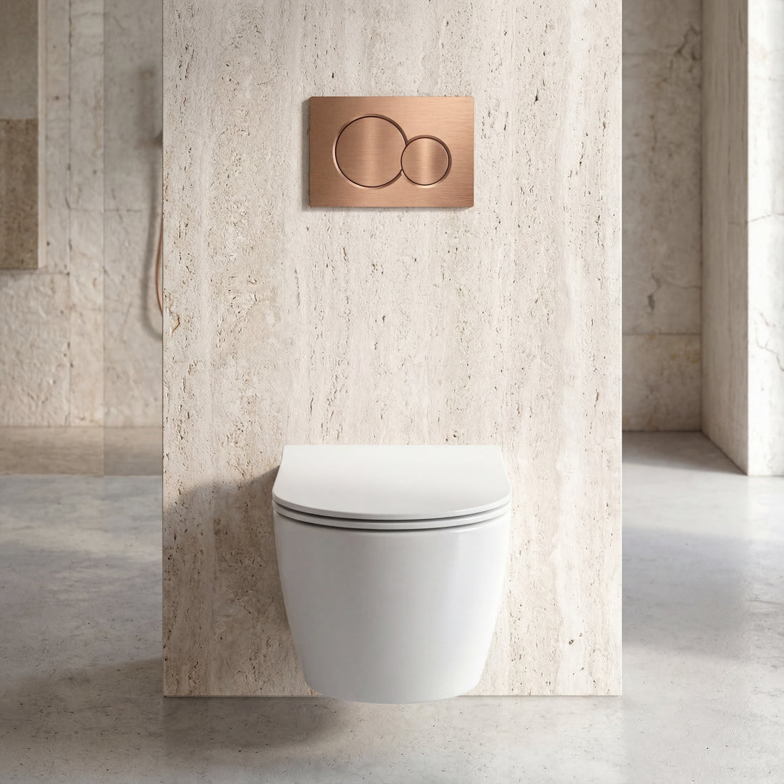 Plaque de commande WC suspendu