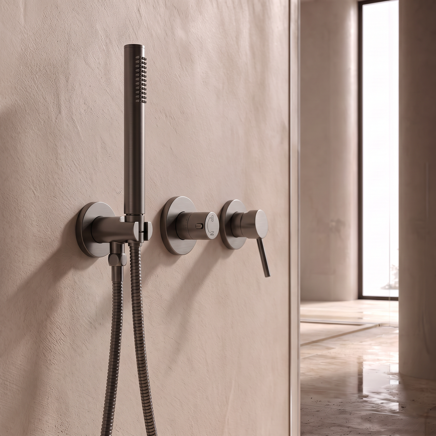 Douche Encastrée GunMetal