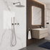 Douche Encastrée Inox Brossé