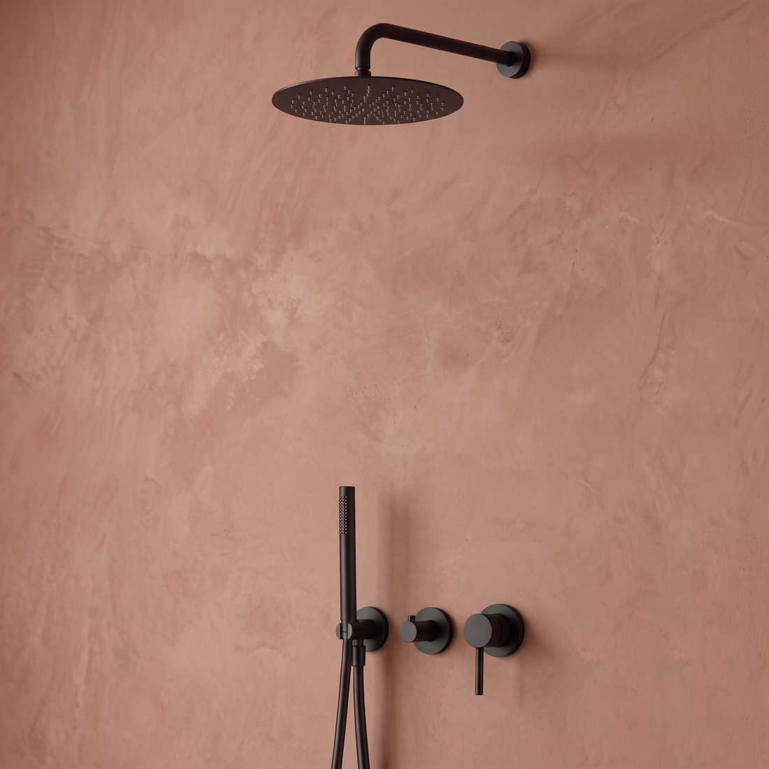 Colonne de Douche Encastrable noir