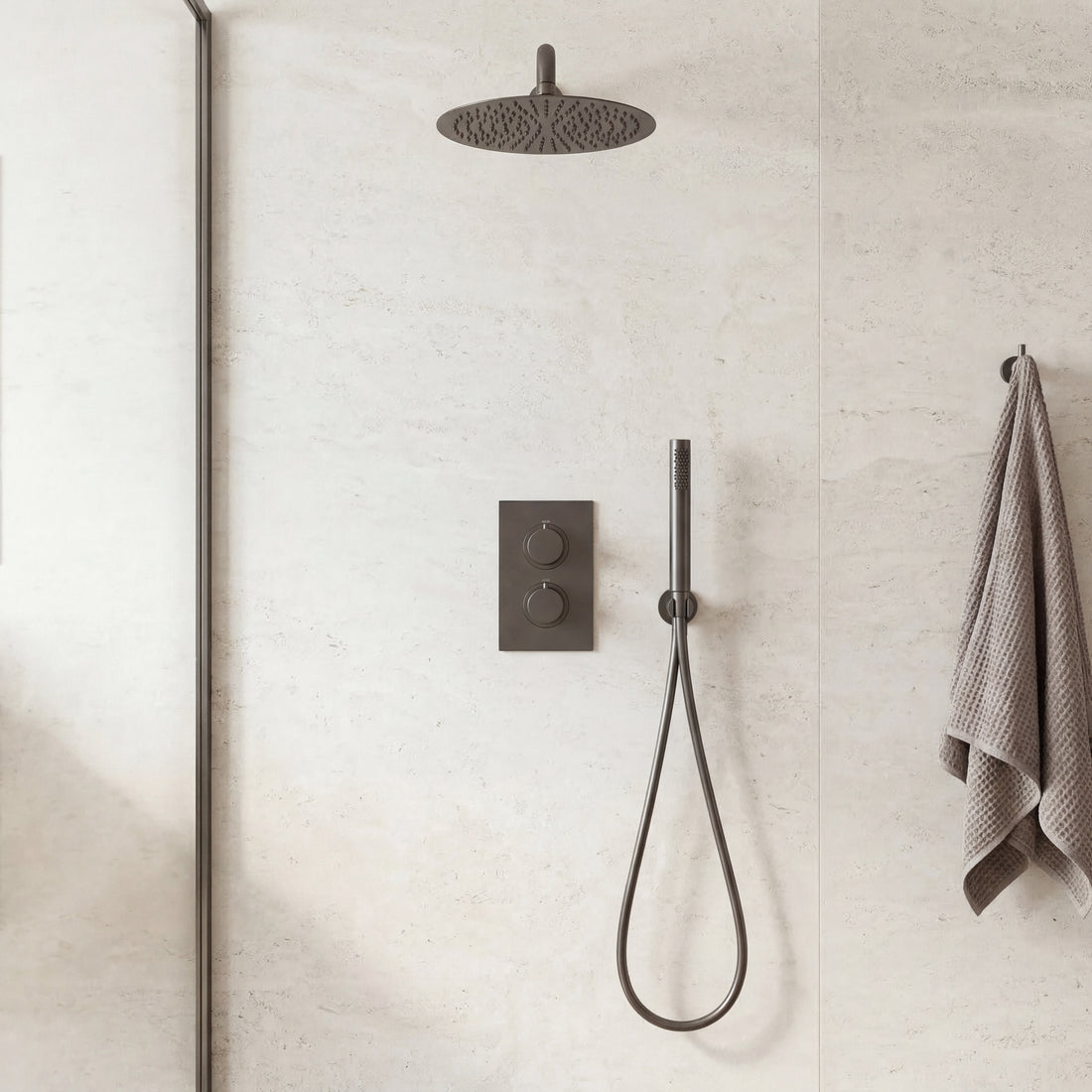 Douche Thermostatique Gunmetal