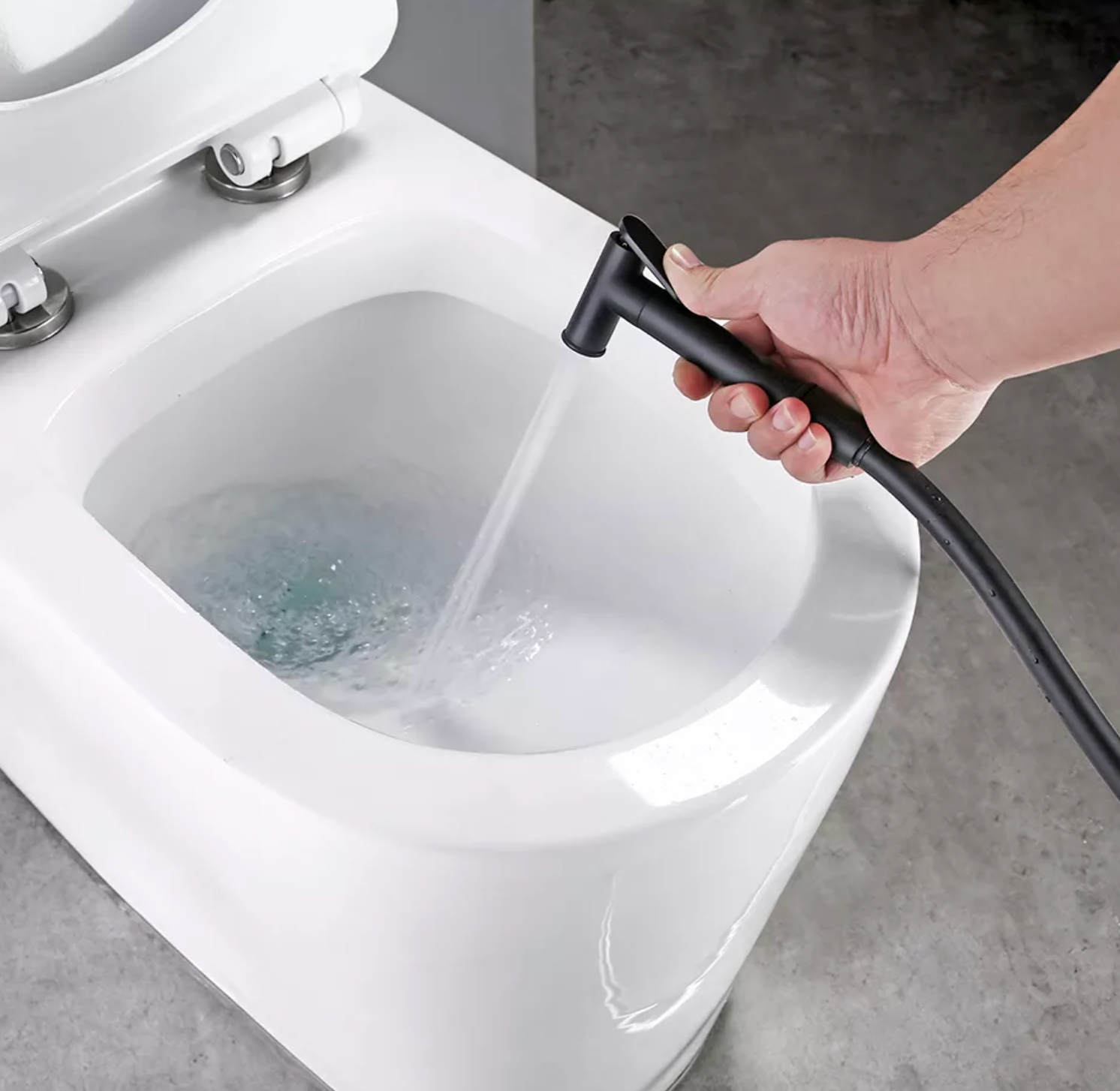 Applique douchette WC en laiton Noir Mat - 336801WCNM/99F305564