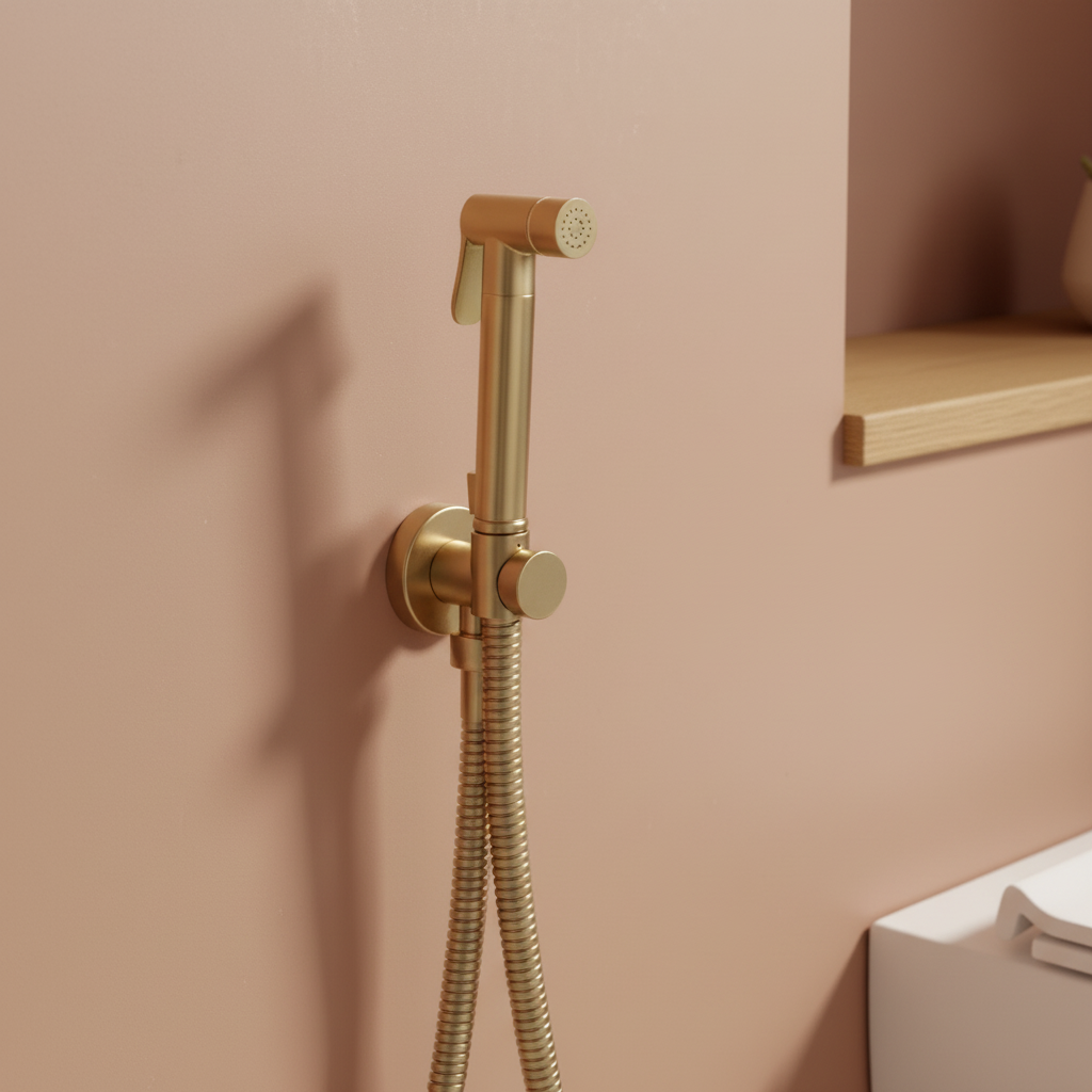 Douchette Hygiénique WC Dorée