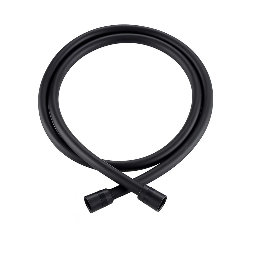 Flexible de douche noir PVC