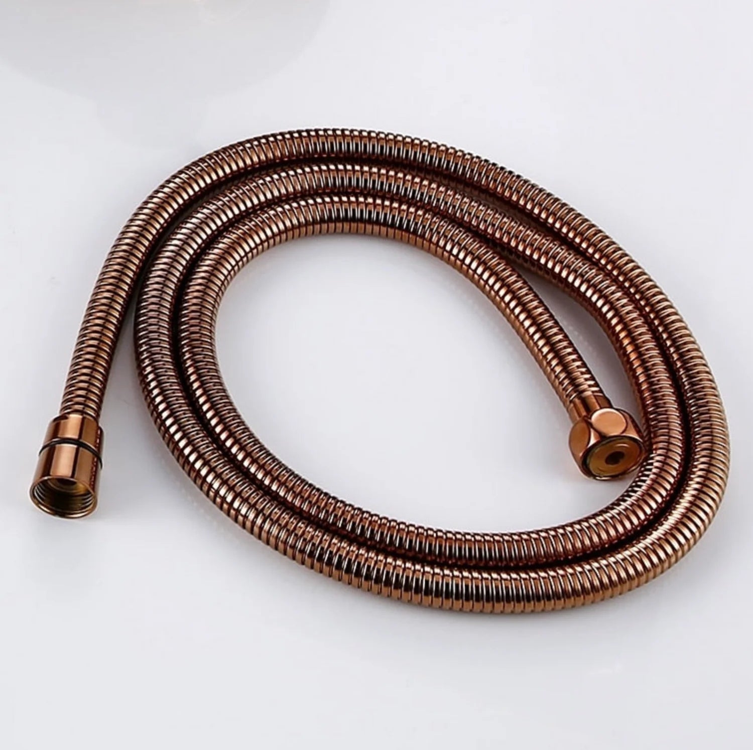 Flexible acier annelé or rose brossé