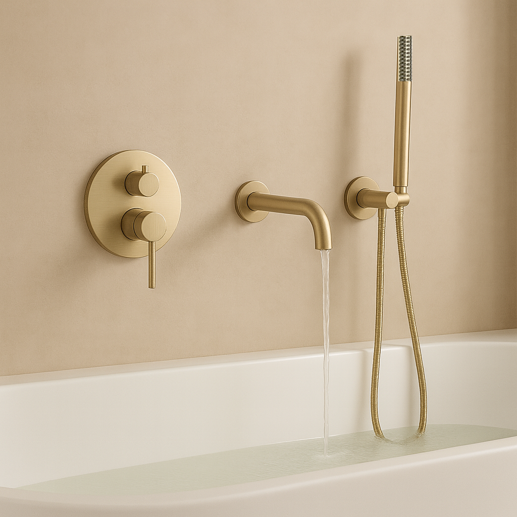 Ensemble de Bain Doré