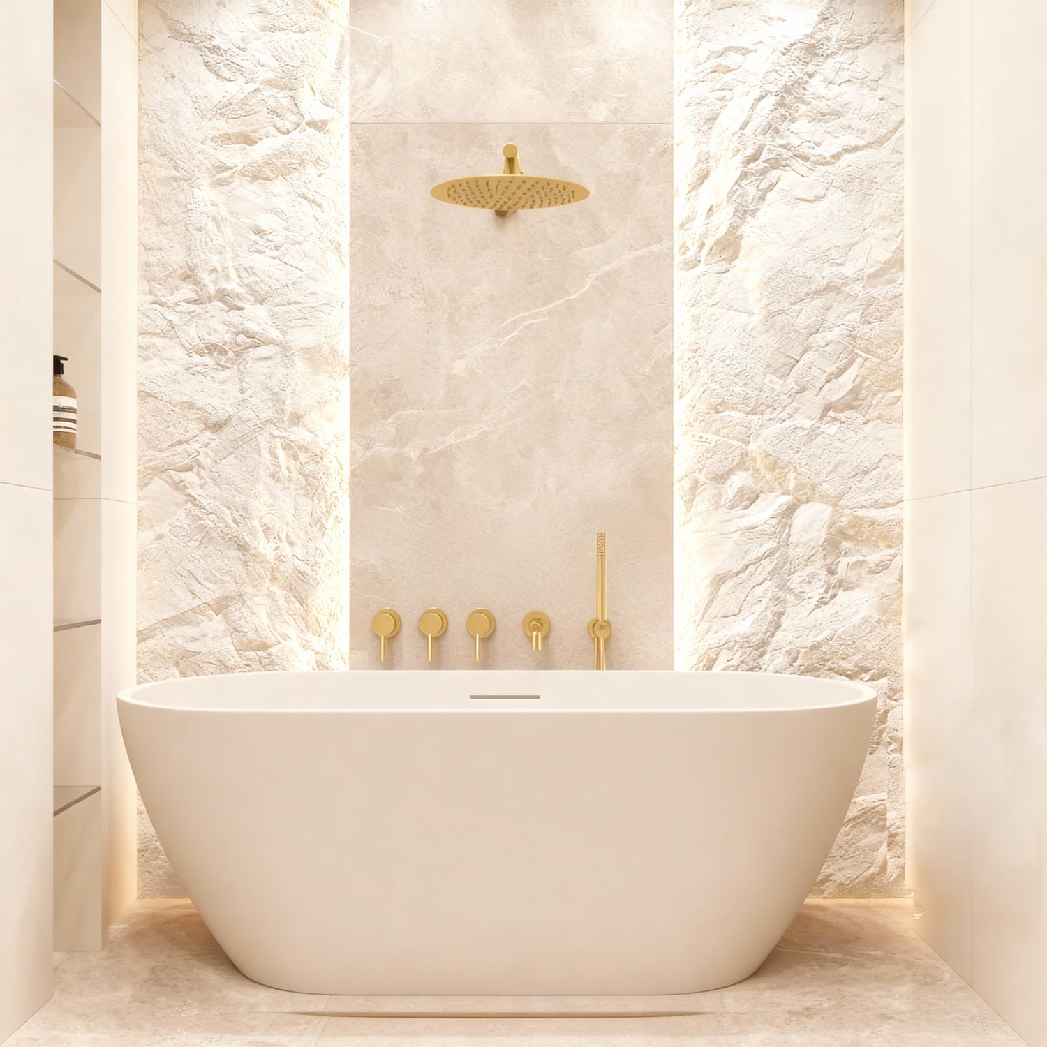 Kit Bain Douche Doré