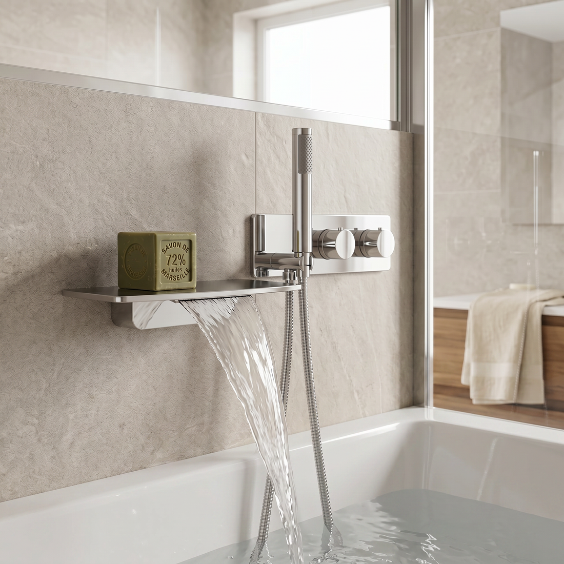 Colonne Bain Douche Thermostatique