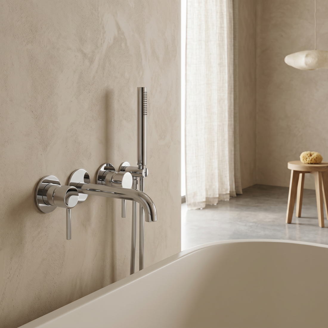 Mitigeur Baignoire Chrome