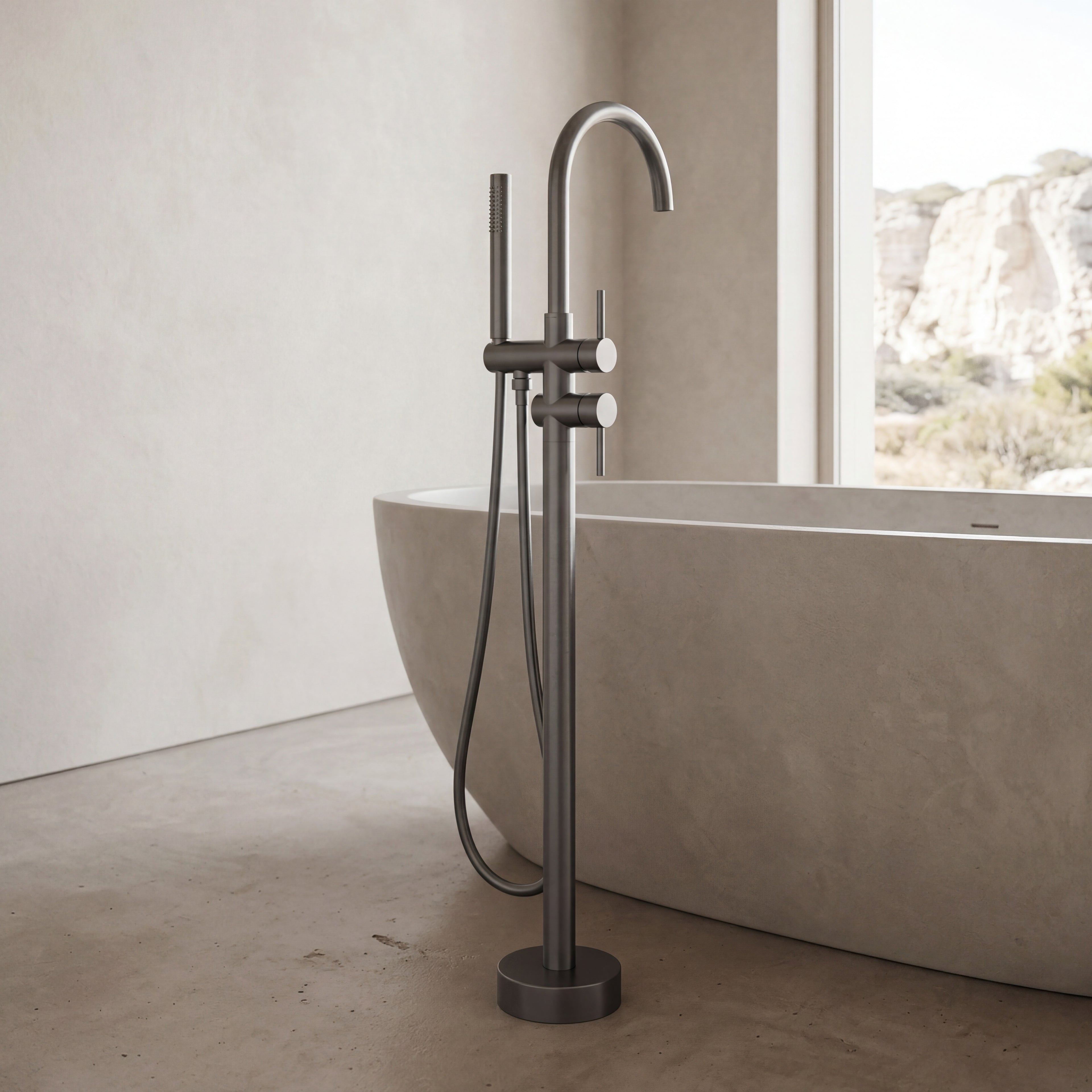 Mitigeur sur Pied Baignoire Ilot